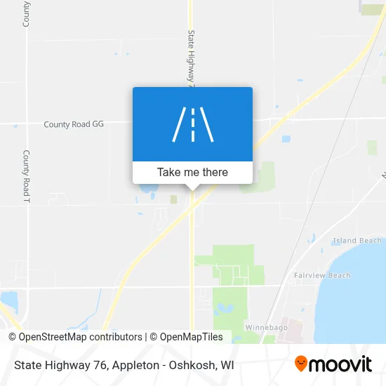 State Highway 76 map