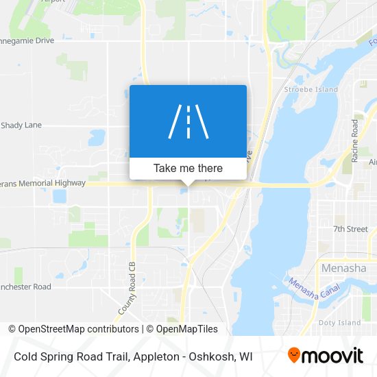 Cold Spring Road Trail map
