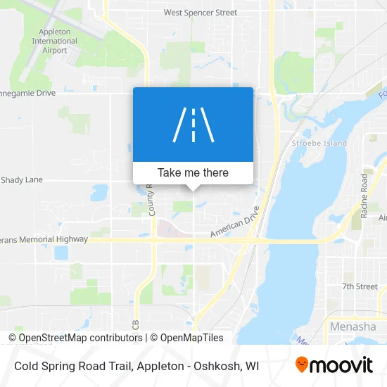 Cold Spring Road Trail map