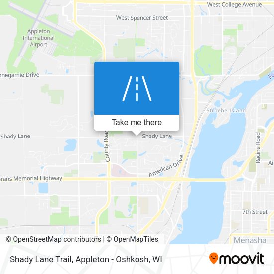 Shady Lane Trail map
