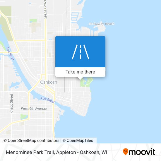 Menominee Park Trail map