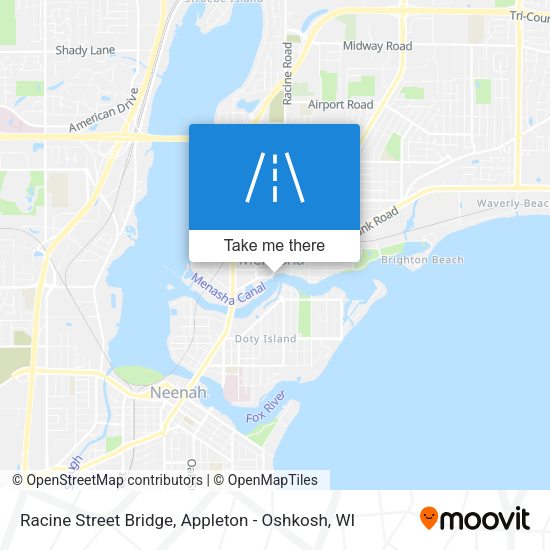 Mapa de Racine Street Bridge