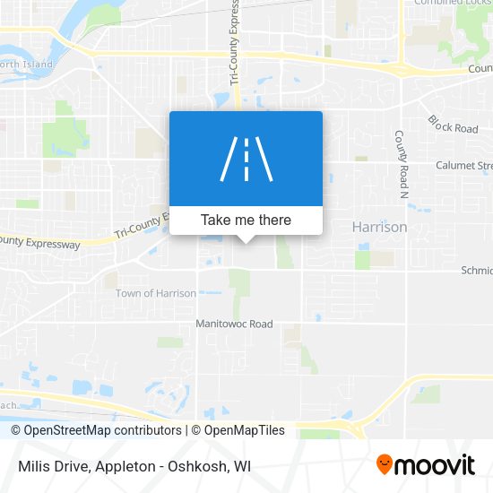 Milis Drive map