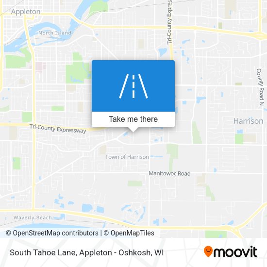 Mapa de South Tahoe Lane