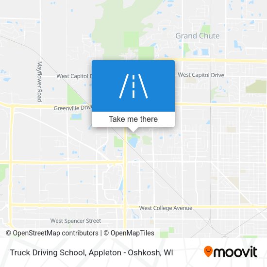 Mapa de Truck Driving School