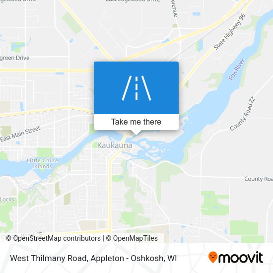 West Thilmany Road map