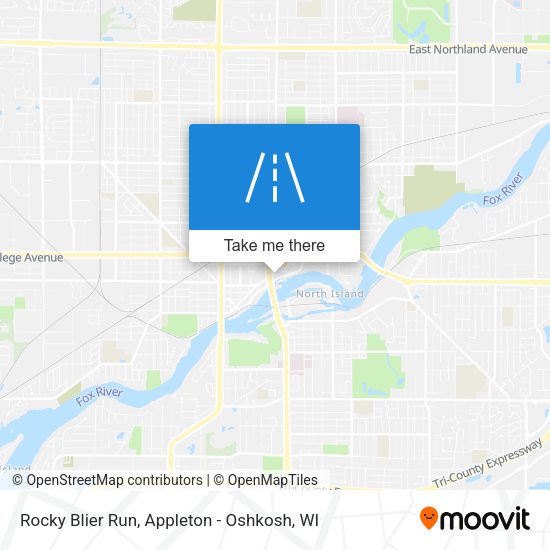 Mapa de Rocky Blier Run