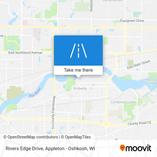 Rivers Edge Drive map