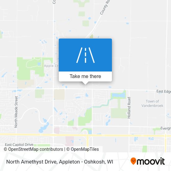 North Amethyst Drive map