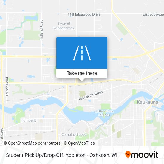 Student Pick-Up/Drop-Off map