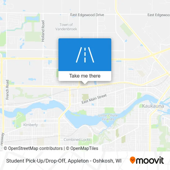 Student Pick-Up/Drop-Off map