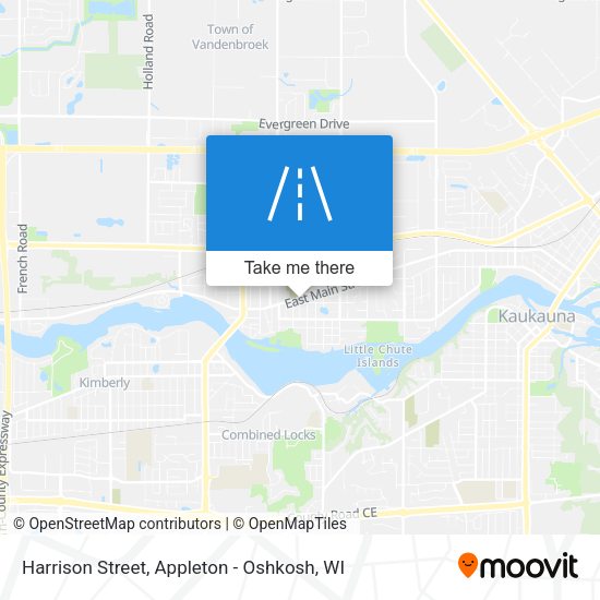 Mapa de Harrison Street