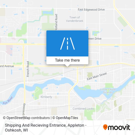 Shipping And Recieving Entrance map