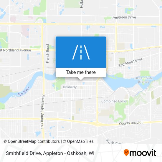 Smithfield Drive map