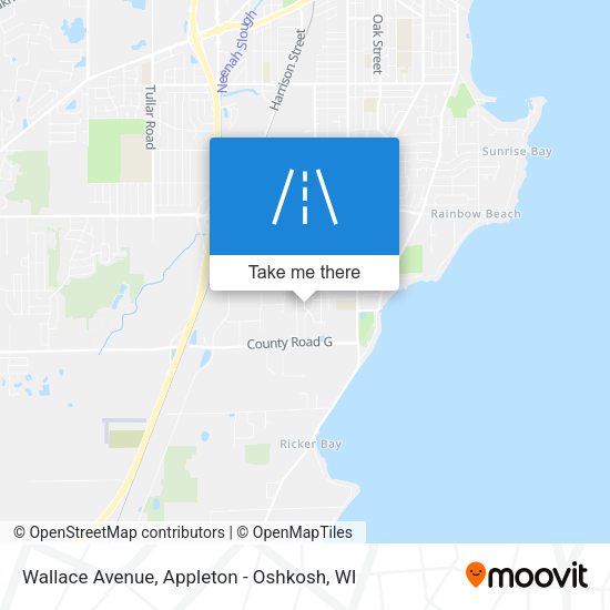 Wallace Avenue map