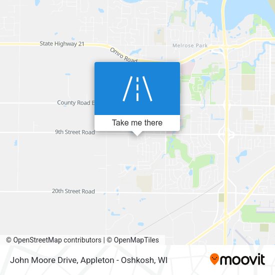 John Moore Drive map