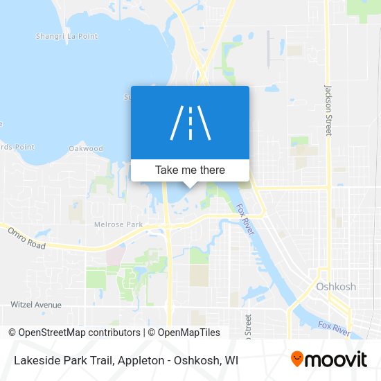 Lakeside Park Trail map