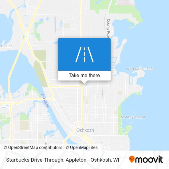Starbucks Drive-Through map