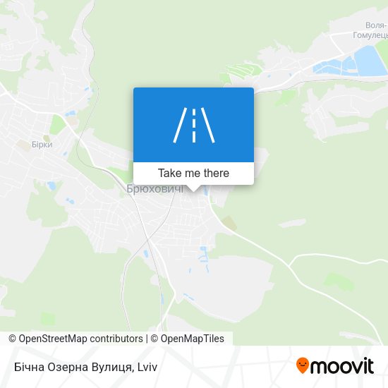 Бічна Озерна Вулиця map