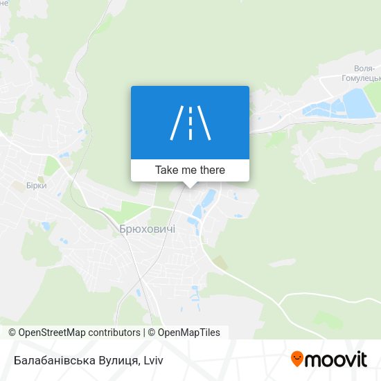 Балабанівська Вулиця map