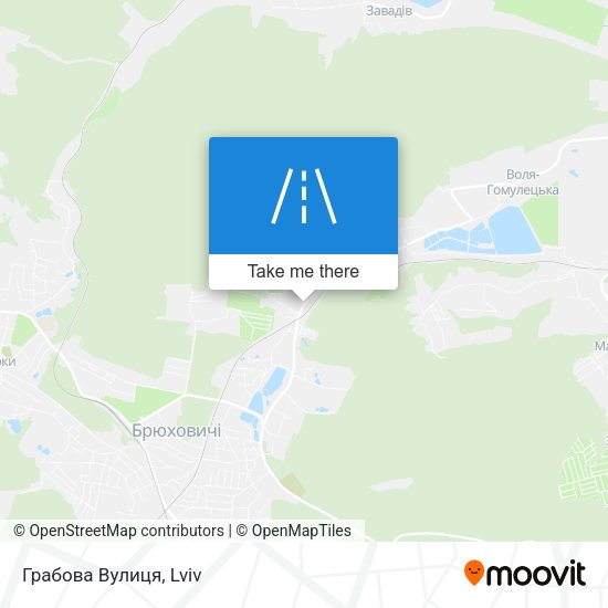Грабова Вулиця map