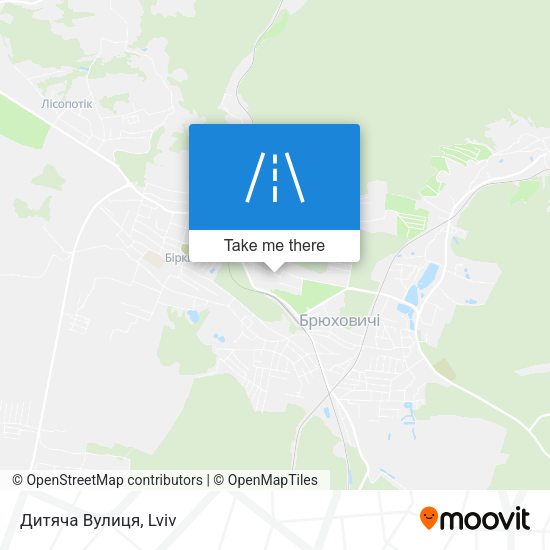 Дитяча Вулиця map