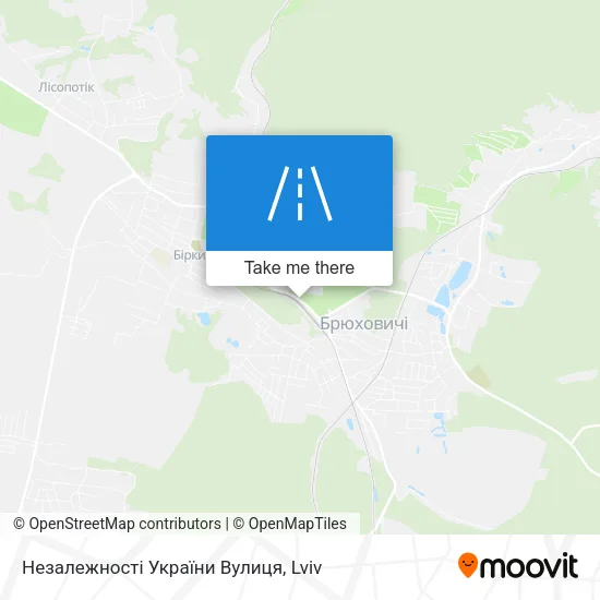 Карта Незалежності України Вулиця