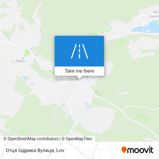 Отця Іздрика Вулиця map