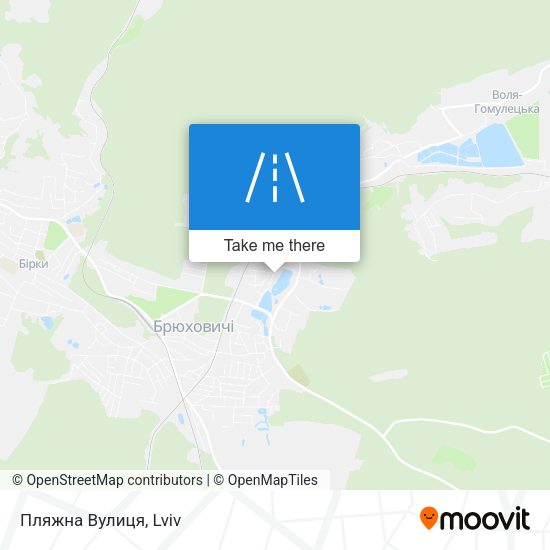 Пляжна Вулиця map