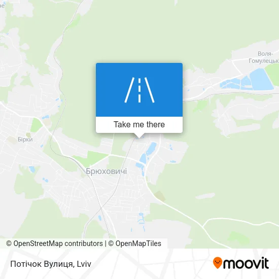 Карта Потічок Вулиця