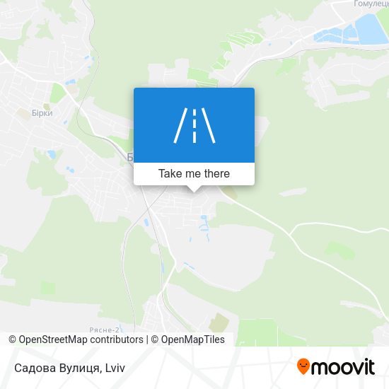 Садова Вулиця map