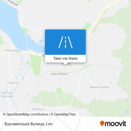 Буковинська Вулиця map