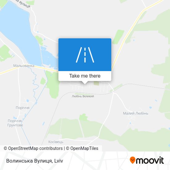 Волинська Вулиця map