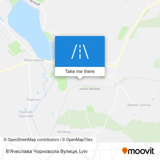 В’Ячеслава Чорновола Вулиця map