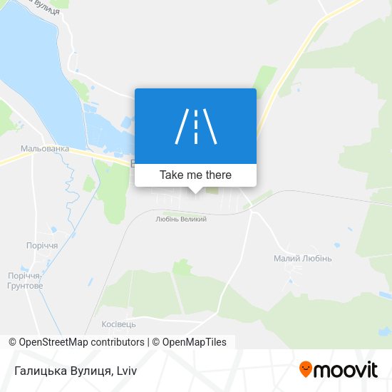 Галицька Вулиця map
