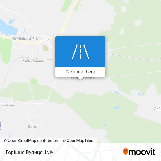 Горішня Вулиця map