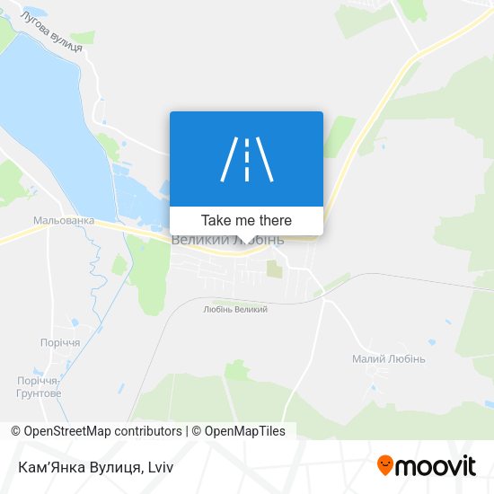 Кам’Янка Вулиця map