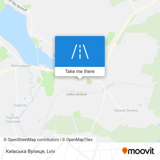 Київська Вулиця map