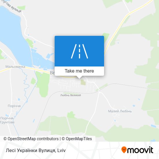 Лесі Українки Вулиця map