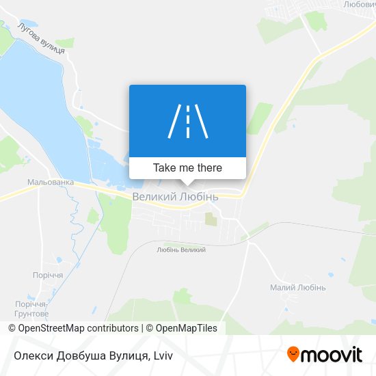 Олекси Довбуша Вулиця map