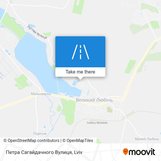 Петра Сагайдачного Вулиця map