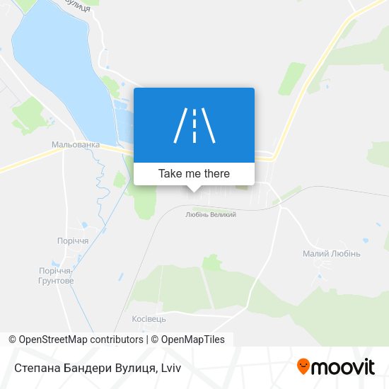 Степана Бандери Вулиця map
