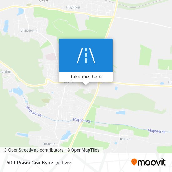 500-Річчя Січі Вулиця map