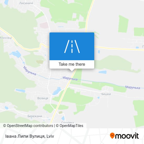 Івана Липи Вулиця map