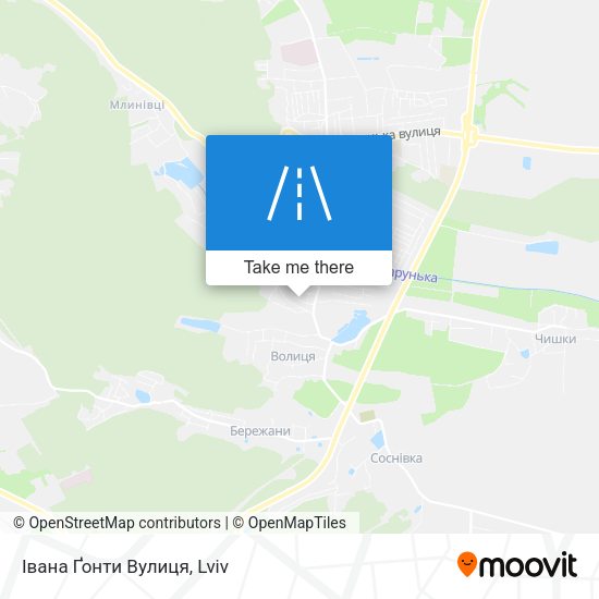 Івана Ґонти Вулиця map