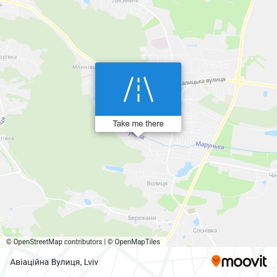 Авіаційна Вулиця map
