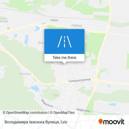 Володимира Івасюка Вулиця map