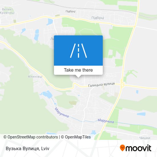 Вузька Вулиця map