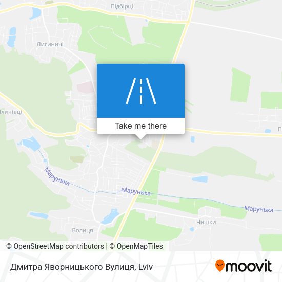 Дмитра Яворницького Вулиця map