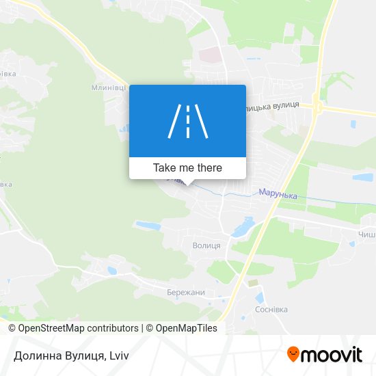 Долинна Вулиця map